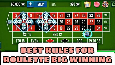 roulette strategy to win big,best roulette strategies